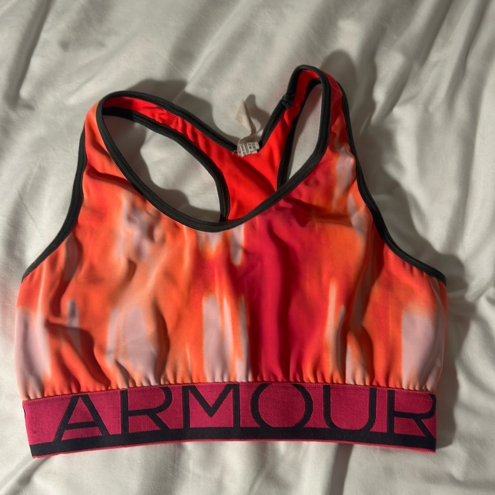 Under armor sports bra tiedye size S